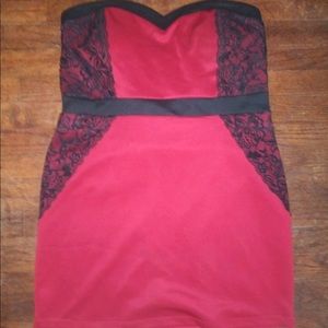 DOTS Fitted Strapless Dress